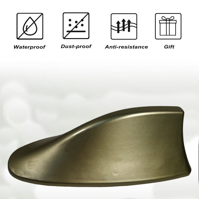Universal Shark Fin Car Antenna – Roof Mount Radio Signal Booster, FM/AM Aerial Replacement, Aerodynamic Streamline Design, High Conductivity Copper Core, Self-Adhesive Installation – - Image 2