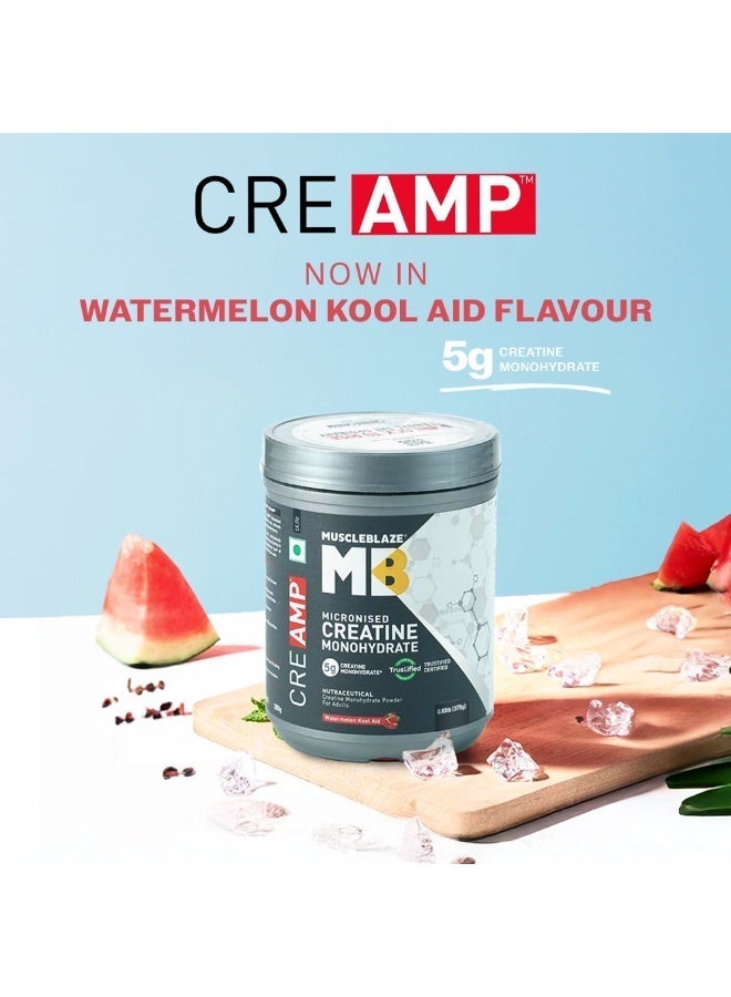 مسل بلايز كريم كرياتين أحادي الهيدرات من MuscleBlaze Micronised (بنكهة البطيخ، 0.826 رطل / 375 جرام) - Image 3