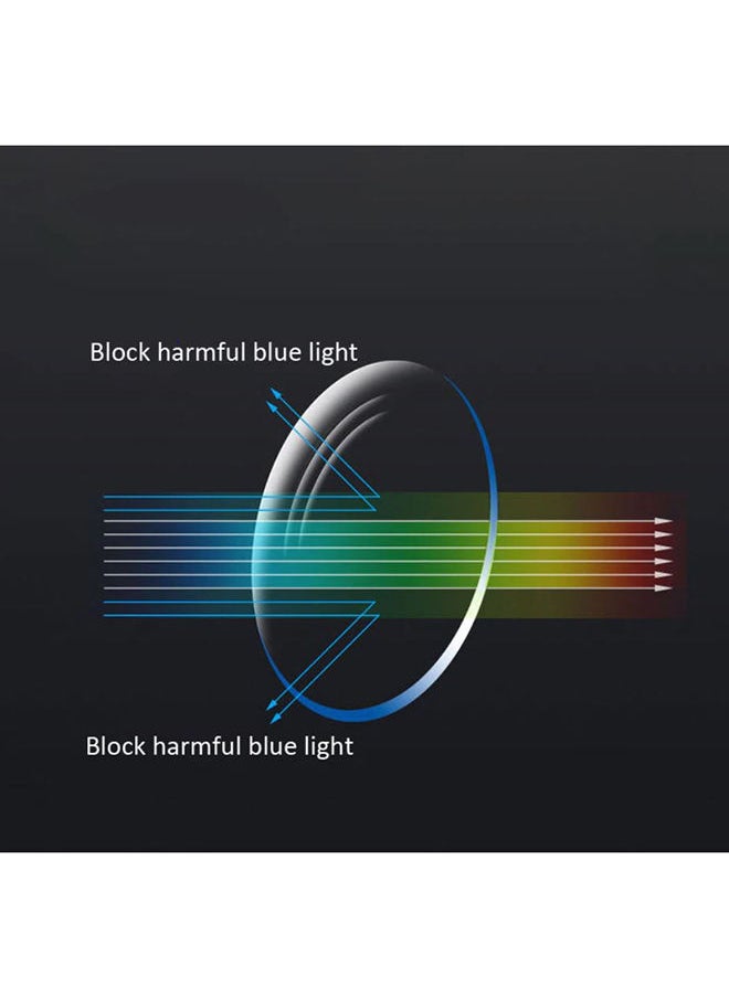 NIBEMINENT - UV Protection Blue Light Blocking Lens Reading Glasses TR90S250 - Image 1
