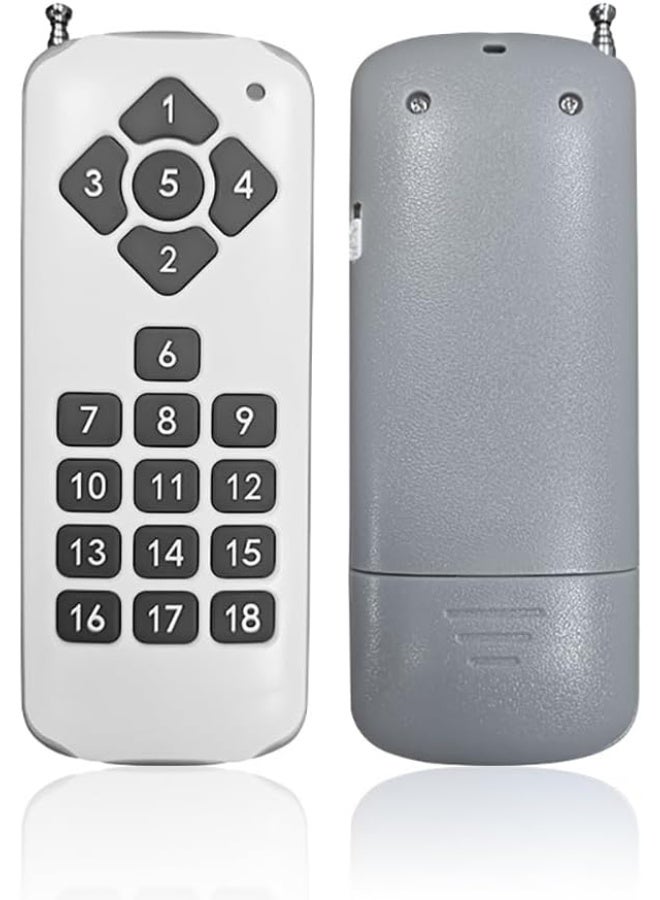 Rubik RF 433MHz Remote Control, 18-Key Wireless RGB LED Controller, Universal Lighting & Access Transmitter  - Image 1