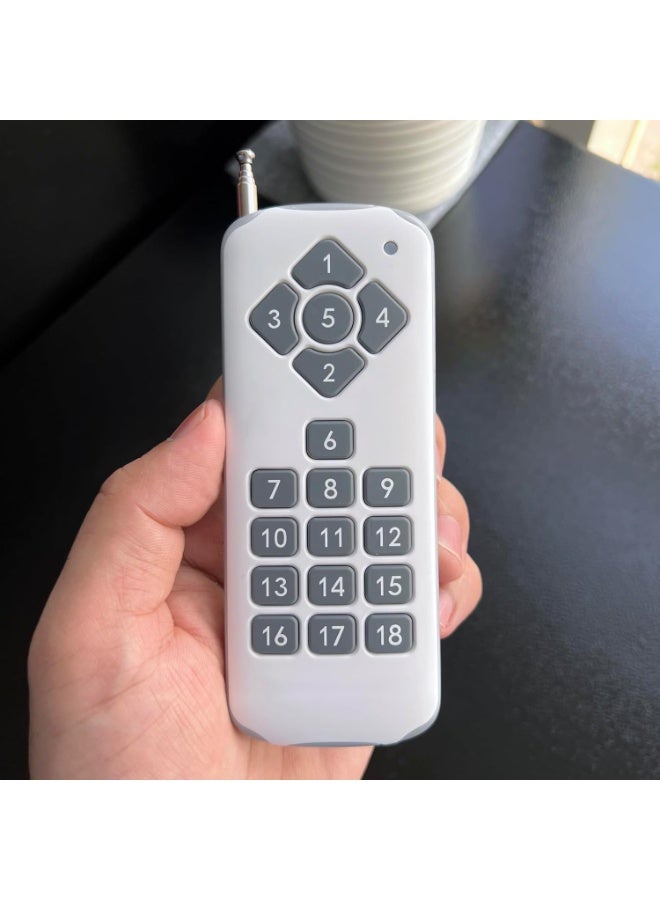 Rubik RF 433MHz Remote Control, 18-Key Wireless RGB LED Controller, Universal Lighting & Access Transmitter  - Image 2