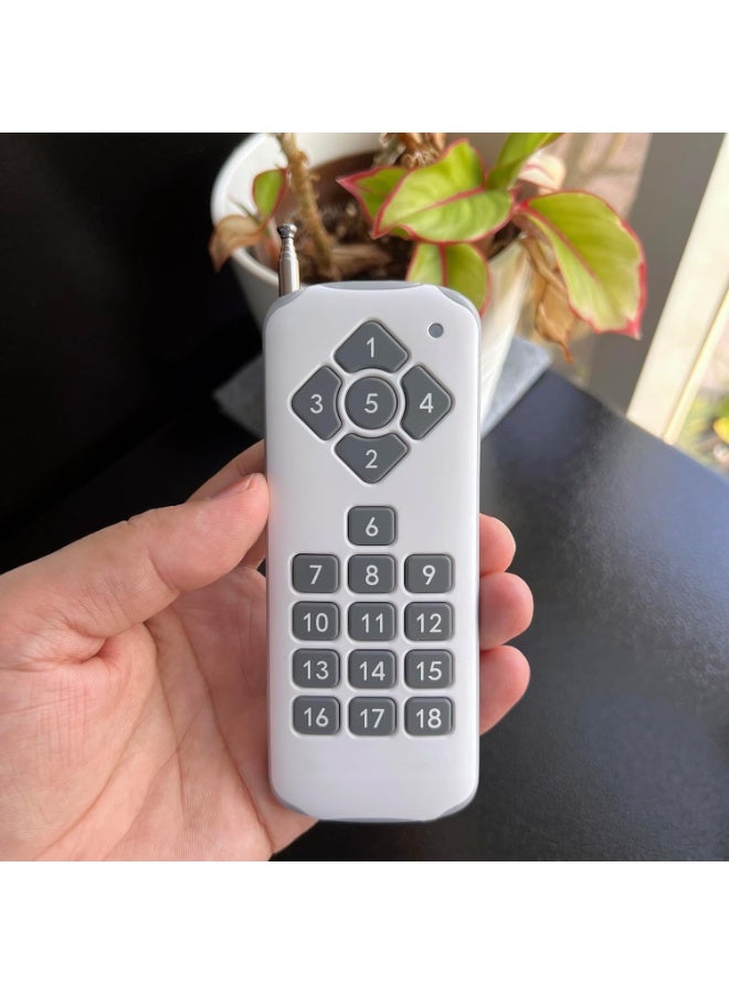 Rubik RF 433MHz Remote Control, 18-Key Wireless RGB LED Controller, Universal Lighting & Access Transmitter  - Image 4