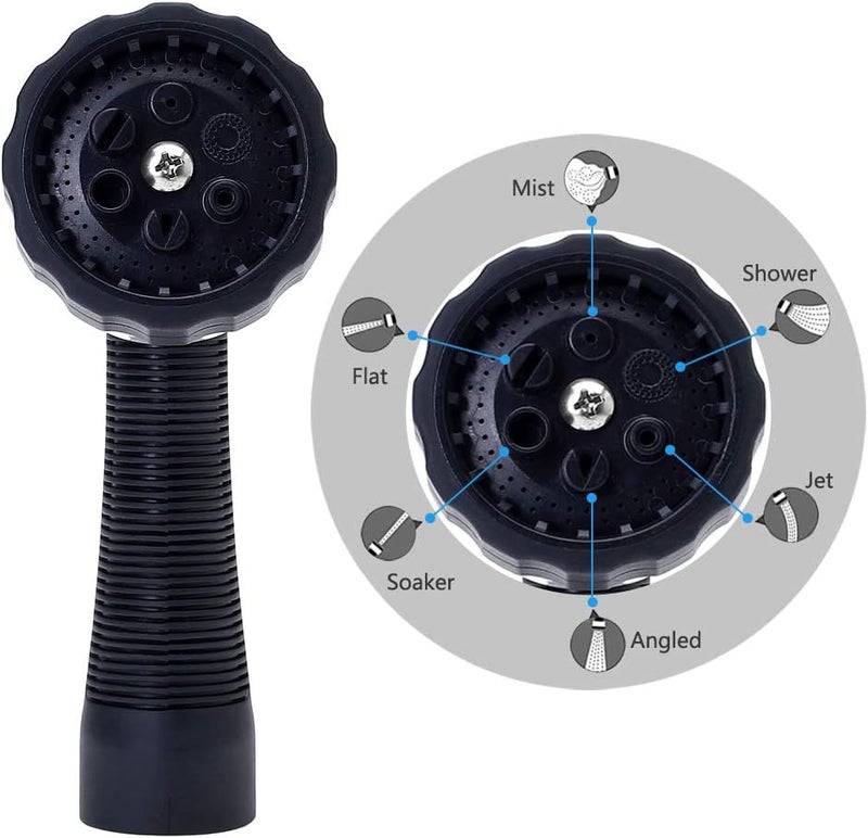 GREEN MOUNT Water Hose Nozzle Spray Nozzle, Metal Garden Hose Nozzle with Adjustable Spray Patterns, Perfect for Watering Plants, Washing Cars and Showering Pets - Image 3