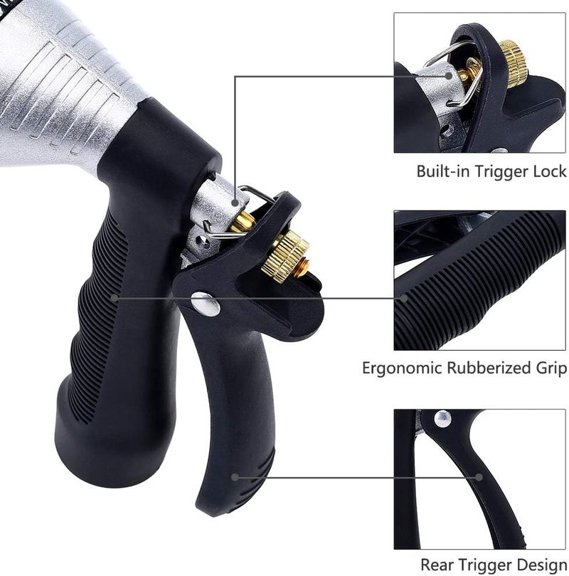 GREEN MOUNT Water Hose Nozzle Spray Nozzle, Metal Garden Hose Nozzle with Adjustable Spray Patterns, Perfect for Watering Plants, Washing Cars and Showering Pets - Image 4