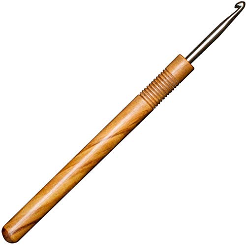 addi Premium Olive Wood Crochet Hook, US #12-1mm - Image 5