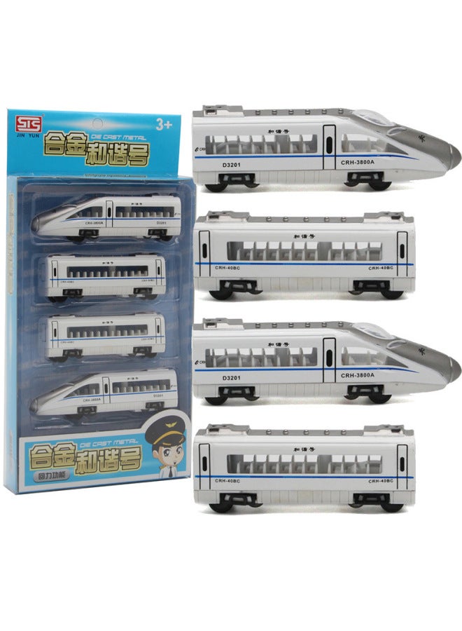 Children Alloy Toy Harmony Series Electric Train Model Magnetic Connection Simulation Backpack Set Kids Aged 4-6-Color:Xt8834-1:64 Aircraft Carrier Model-box  - Image 5
