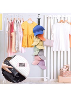 2 Pack Baseball Cap Rack, Hold Up To 8 Caps, Fitted Caps Sun Hats Organizer, Hat Storage Hanger For Closet Rod, Wall, Door, Clothes Rack, Easy Storage Racks and Hats, Black - pzsku/Z20539487E56EADE1CB5FZ/45/_/1730441753/5ed3f5bd-1bc7-4539-a1c0-94c6219e62f5