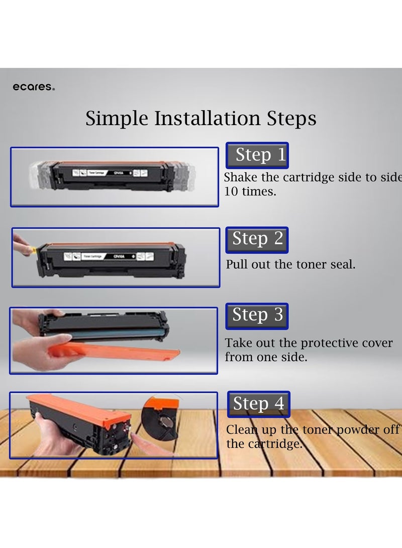 ECARES® 718(Y)Compatible Toner Cartridge  Compatible 718 Toner Cartridges for Canon LBP7200 LBP7200CDN LBP7210CDN LBP7660CDN MF8330CDN MF8340CDN MF8350CDN MF8380CDW MF8580CDW - Yellow, High Yield(Yel - Image 4