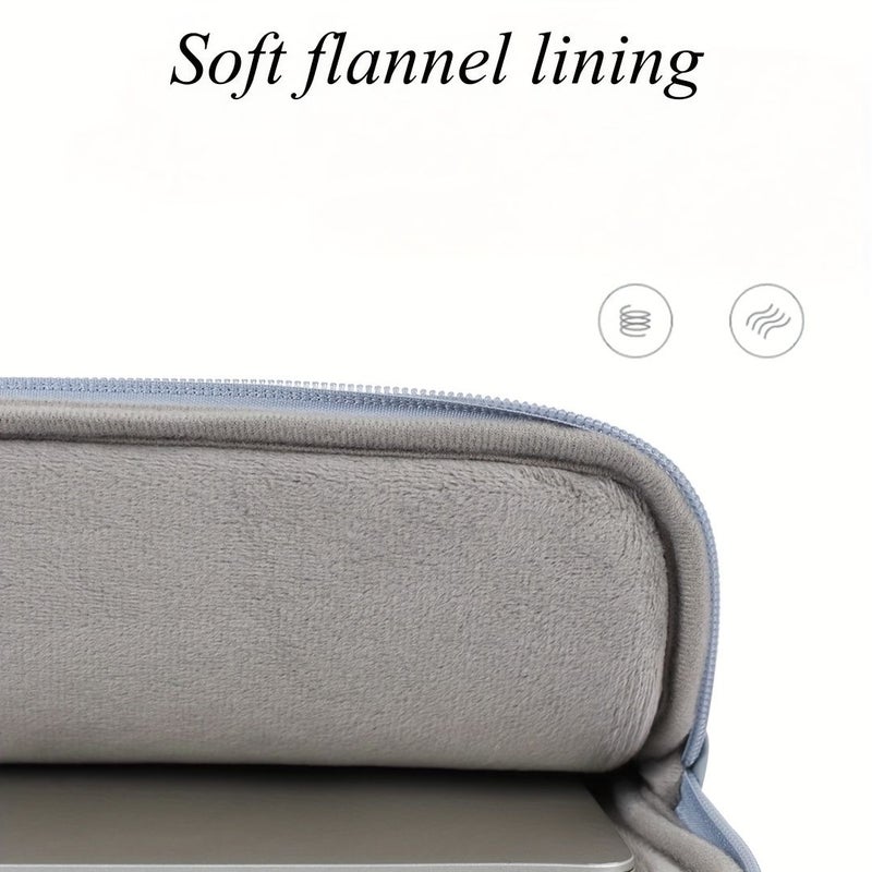 Laptop Bag 13 Inch Grey Portable Notebook Cover Daily Office Commuting Case Schedule Gift Available In Various Colors - Image 2