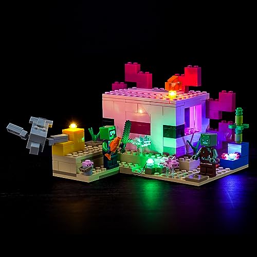 LocoLee Led Light Kit Compatible with Lego The Axolotl House 21247 Lighting Set for Lego 21247 for Adults No Model - Image 1