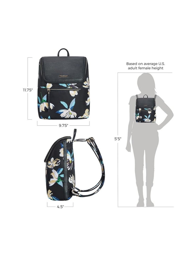 ترافيلون شنطة ظهر اساسية للجنسين من ترافلون بطبعة ورود ميدنايت مقاس واحد فلورال One Size - Image 2