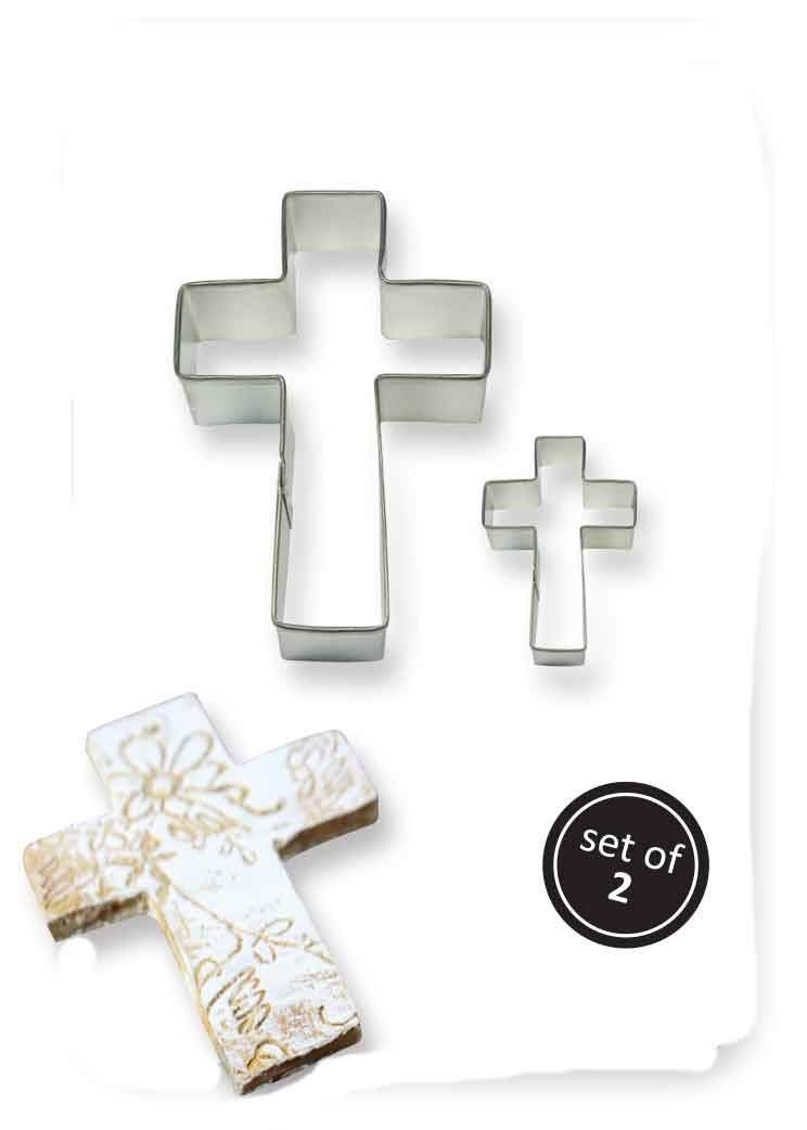 PME Cross Cookie and Cake Cutters, Set of 2 - Image 3