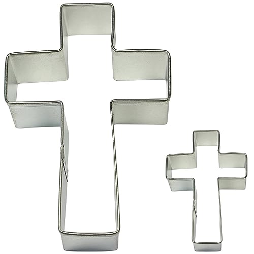 PME Cross Cookie and Cake Cutters, Set of 2 - Image 1