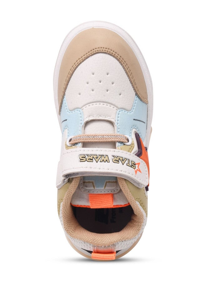 KATS Girls Star Wars Colourblocked Sneakers with Velcro Fastening - Image 3
