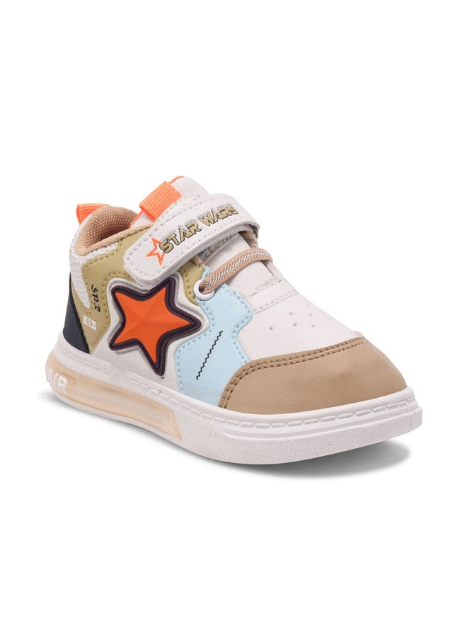 KATS Girls Star Wars Colourblocked Sneakers with Velcro Fastening - Image 4
