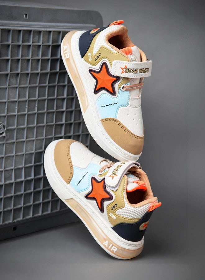 KATS Girls Star Wars Colourblocked Sneakers with Velcro Fastening - Image 2