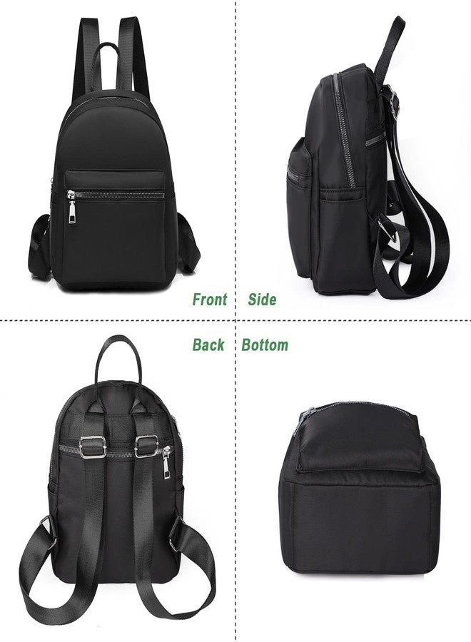 Etercycle Mini Backpack Purse for women, Small Backpack Purse, Shoulder Bag for Travel (Black) - Image 3