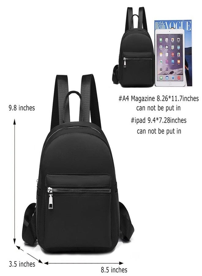 Etercycle Mini Backpack Purse for women, Small Backpack Purse, Shoulder Bag for Travel (Black) - Image 2