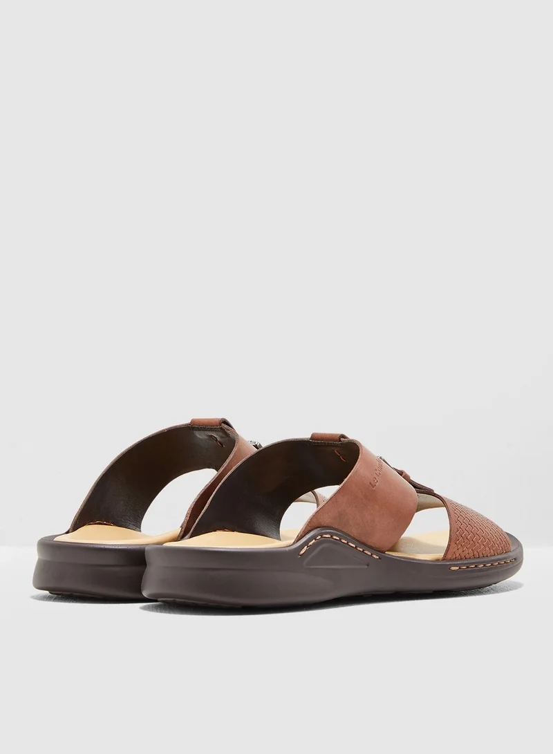 Le Confort Double Strap Buckled Sandals