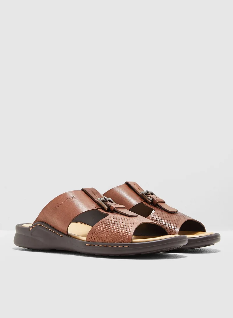 Le Confort Double Strap Buckled Sandals
