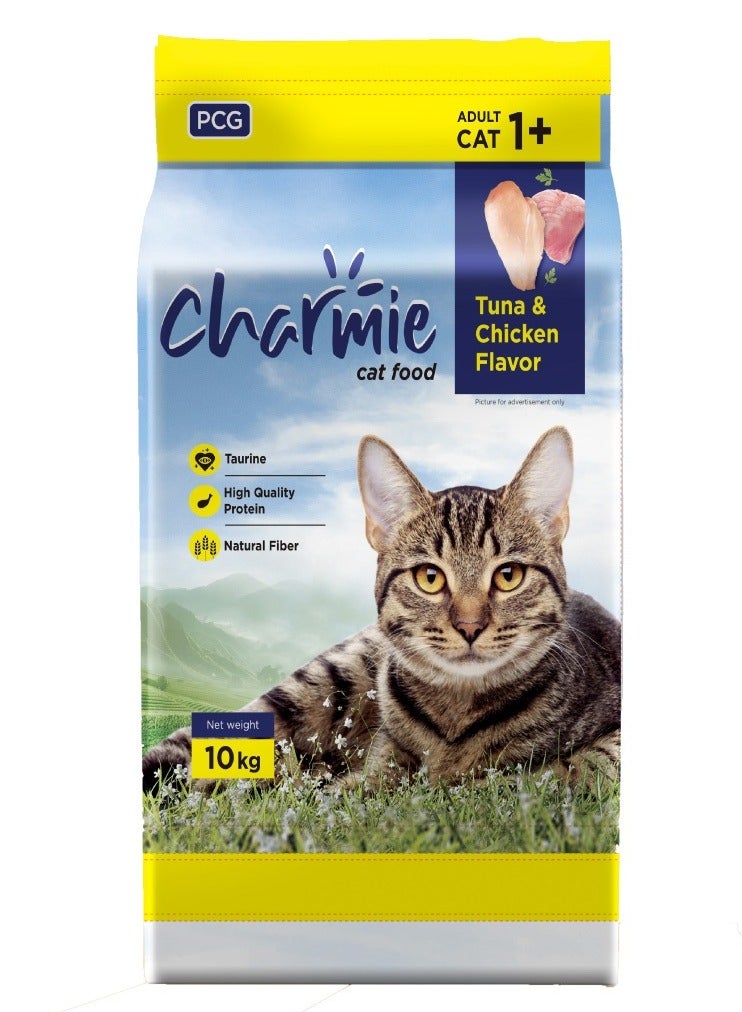 Charmie Dry Cat Food Tuna & Chicken Flavor 10 kg - Image 1