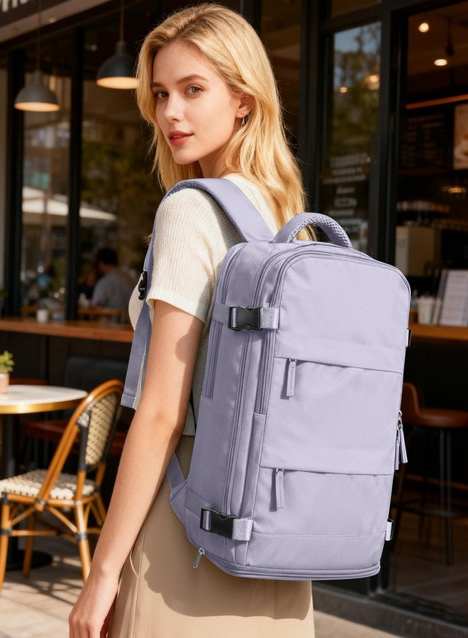 coofay Casual Backpack Traveling Backpack, Purple, Daypack Backpacks - Image 2