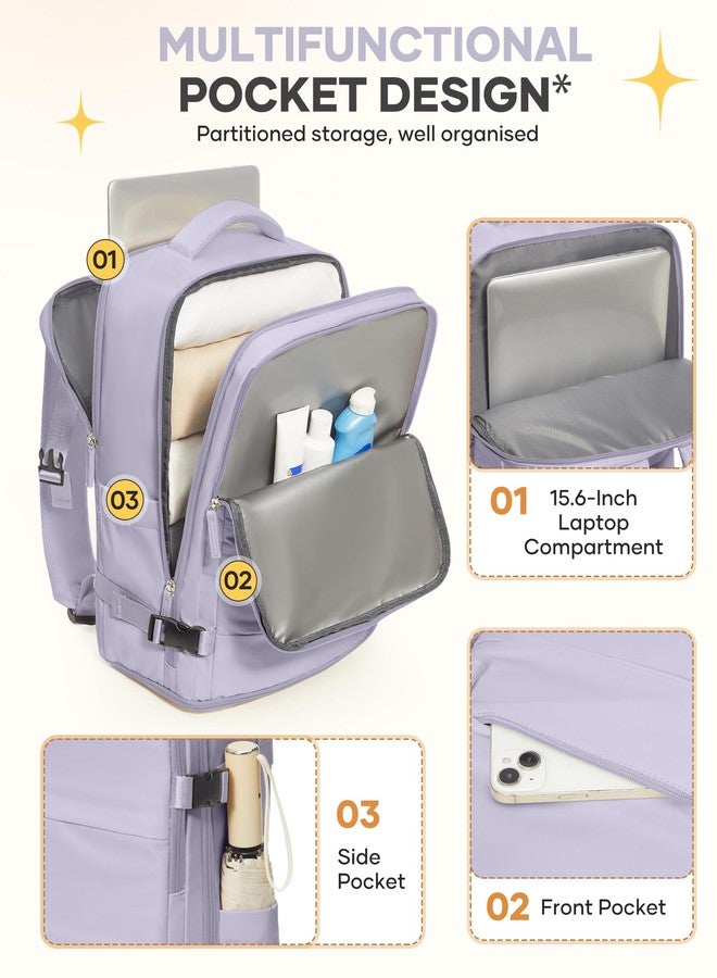 coofay Casual Backpack Traveling Backpack, Purple, Daypack Backpacks - Image 5