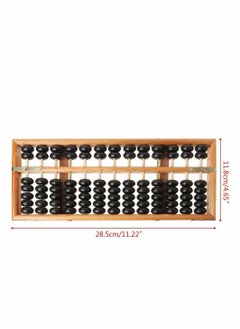 SYOSI Portable Chinese 13 Digits Column Abacus Arithmetic Soroban Calculating Counting Math Learning Tool for Children  - Image 3