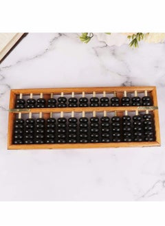 SYOSI Portable Chinese 13 Digits Column Abacus Arithmetic Soroban Calculating Counting Math Learning Tool for Children  - Image 2