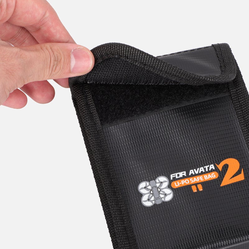Accessories Sunnylife Battery Proof Pouch High Temperature, Radiation, Proof for Avata 2 Lithium Safety Storage Bag Flame Retardant Protective Pouch 3 Optional Types Storage 1/2/3 Battery - Image 2