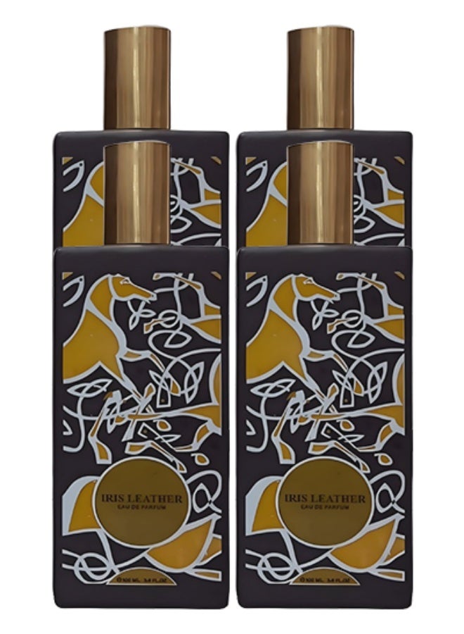 EMYC 4 Pieces Iris Leather Perfume For Unisex 100ml EDP - Image 1