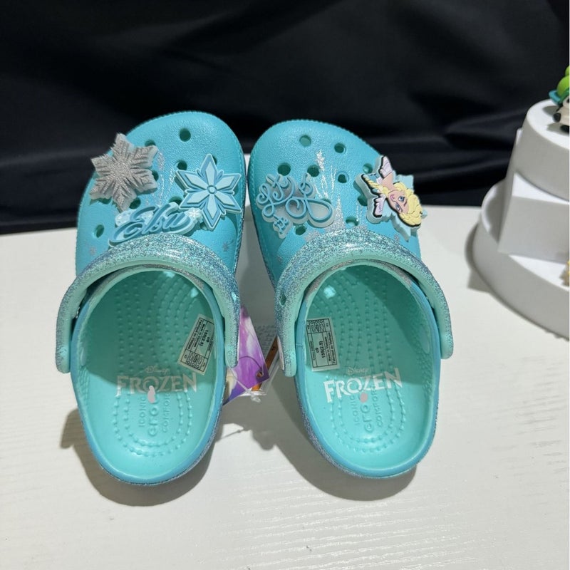 Cross Children'S Hole Shoes Aisha Princess Frozen Girls Beach Shoes Non-Slip Breathable Croc Slippers - Image 4