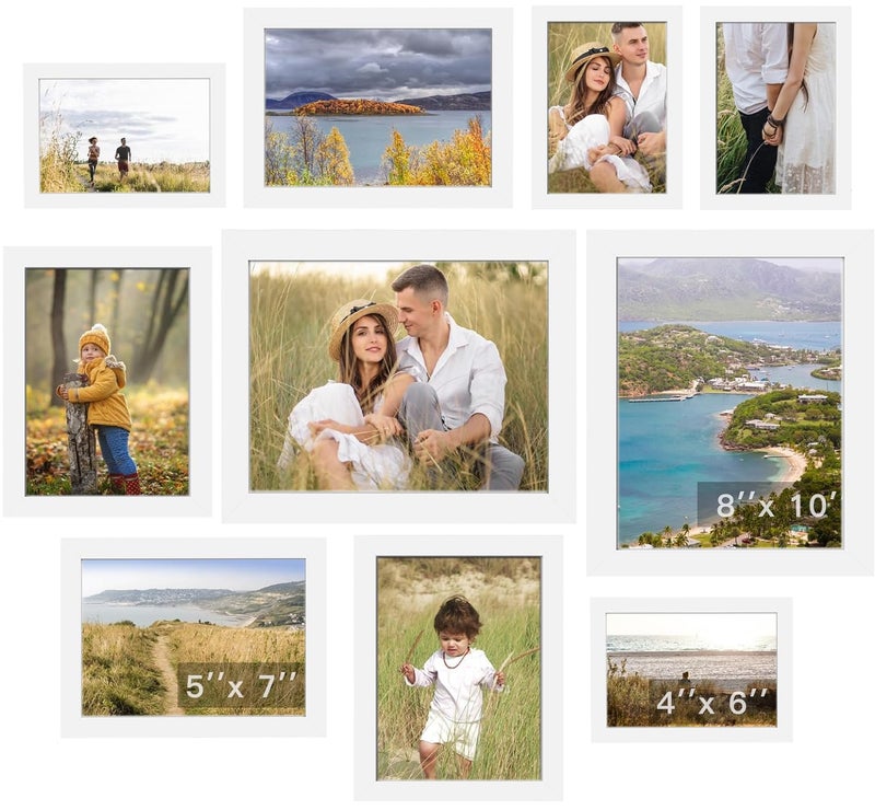 Rexllon Picture Frames Picture Collage Wall Decor - Image 1