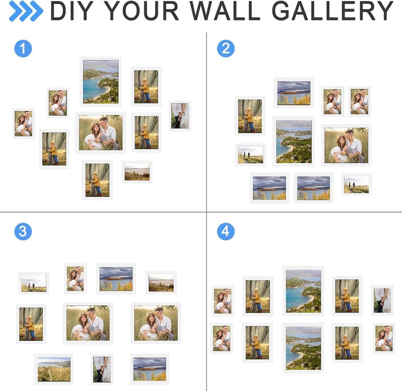 Rexllon Picture Frames Picture Collage Wall Decor - Image 4