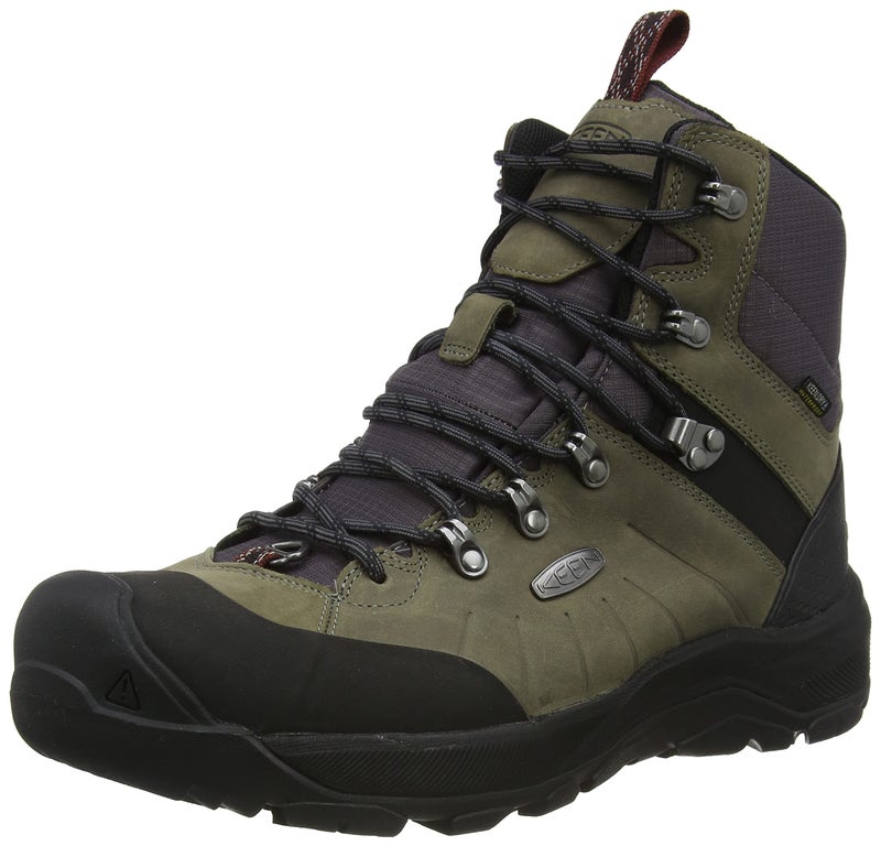 KEEN Menâ€™s Revel 4 Mid Height Polar Snow Boot, Steel Grey/Magnet, 11 D (Medium) US