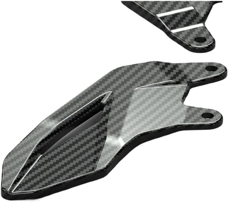 حامي الكعب لمساند الأقدام للدراجات النارية لـ Yamaha R7 2022-2024 بنسيج مصفوفة ألياف الكربون - Image 5