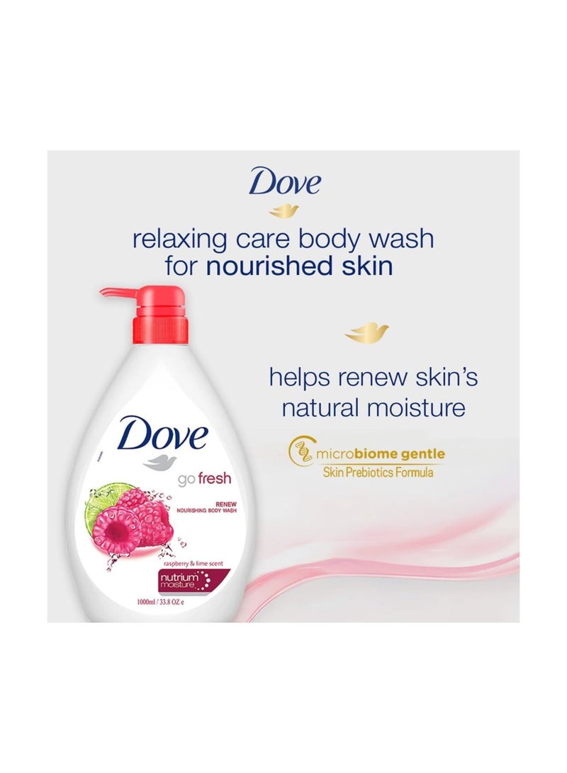 دوف غسول الجسم دوف جو فريش بروائح التوت والليمون  1000 ملل - Image 3