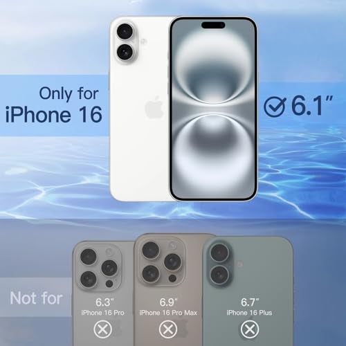 Jetech حامي شاشة الخصوصية JETech لهاتف iPhone 16 61 بوصة من الزجاج المقسى المقاوم للتجسس مع أداة تثبيت سهلة 2 قطع - Image 3