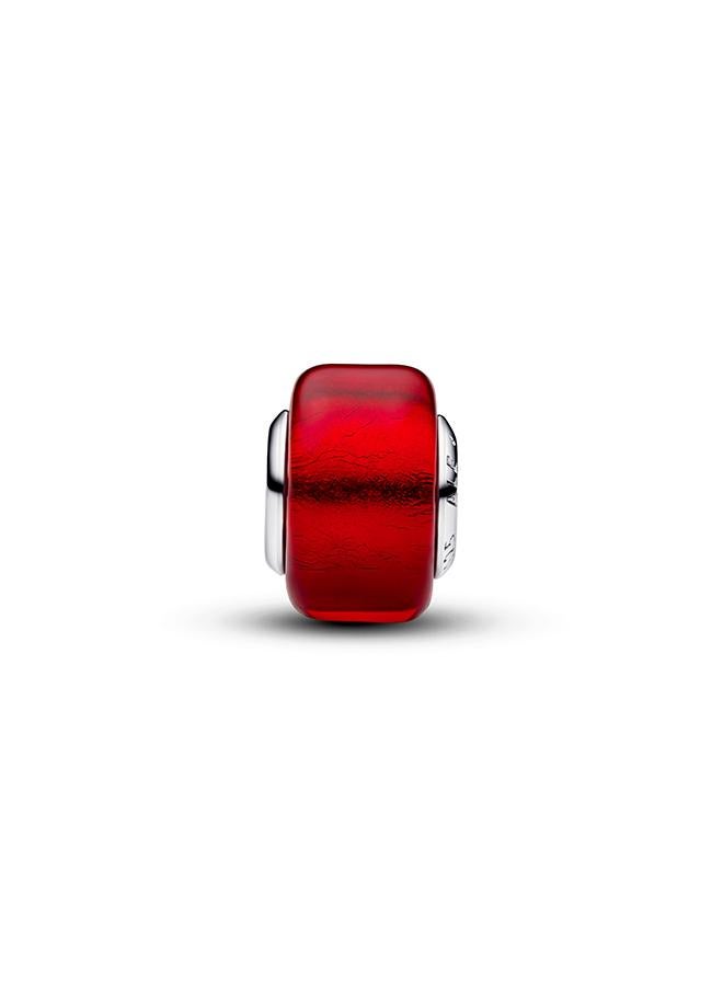 PANDORA Red Murano Glass Charm - Image 2
