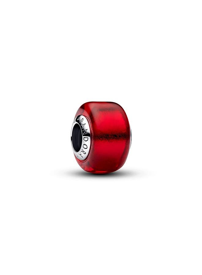 PANDORA Red Murano Glass Charm - Image 1