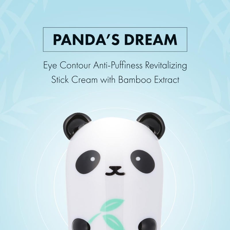TONYMOLY Pandaâ€™s Dream So Cool Eye Stick â€“ Cooling Hydrating Eye Cream for Puffiness & Tired Eyes with Bamboo & Glacial Water, K-Beauty Skincare - Image 3