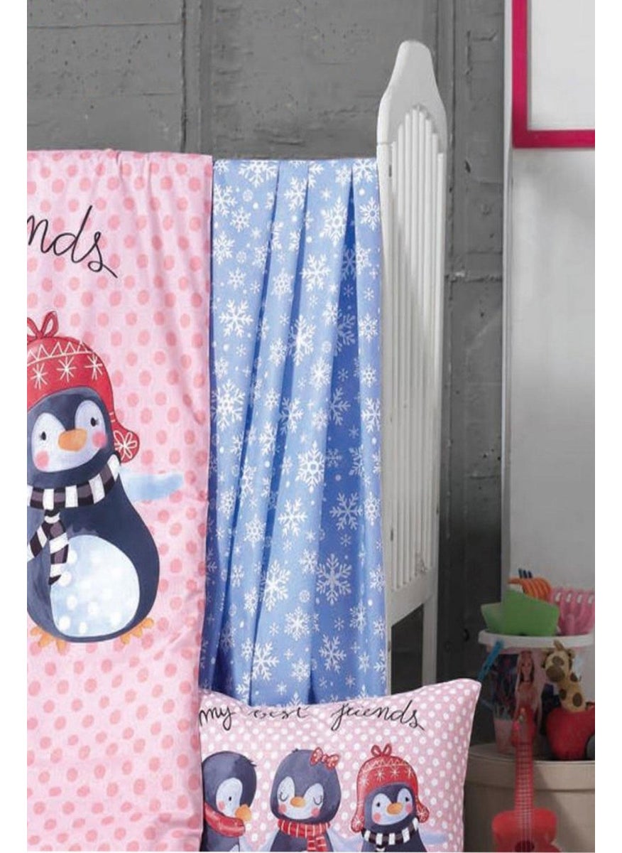 Cotenconcept Ranforce Fabric Elastic 100% Cotton Silky Baby Bedsheet  - Image 2