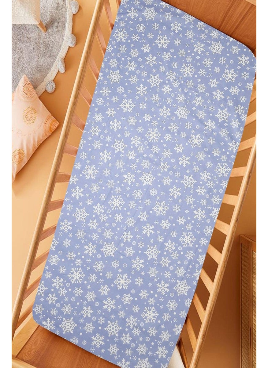 Cotenconcept Ranforce Fabric Elastic 100% Cotton Silky Baby Bedsheet  - Image 3