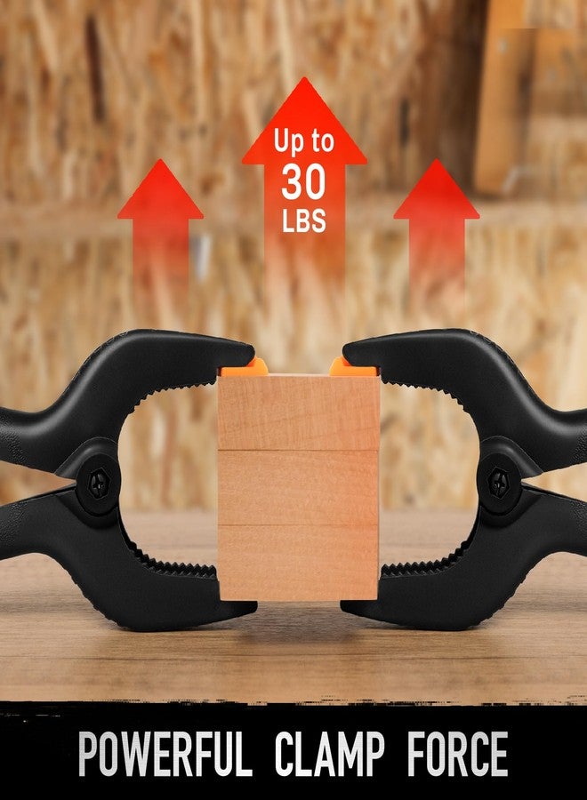 FeFu 4.5 Inch Spring Clamps Heavy Duty - 10 Pack Spring Clips Plastic Clamp Set, Backdrop Clips Clamps for Crafts Woodworking Photography, Strong Clamps for Backdrop Stand Outdoor Home Project - Image 5
