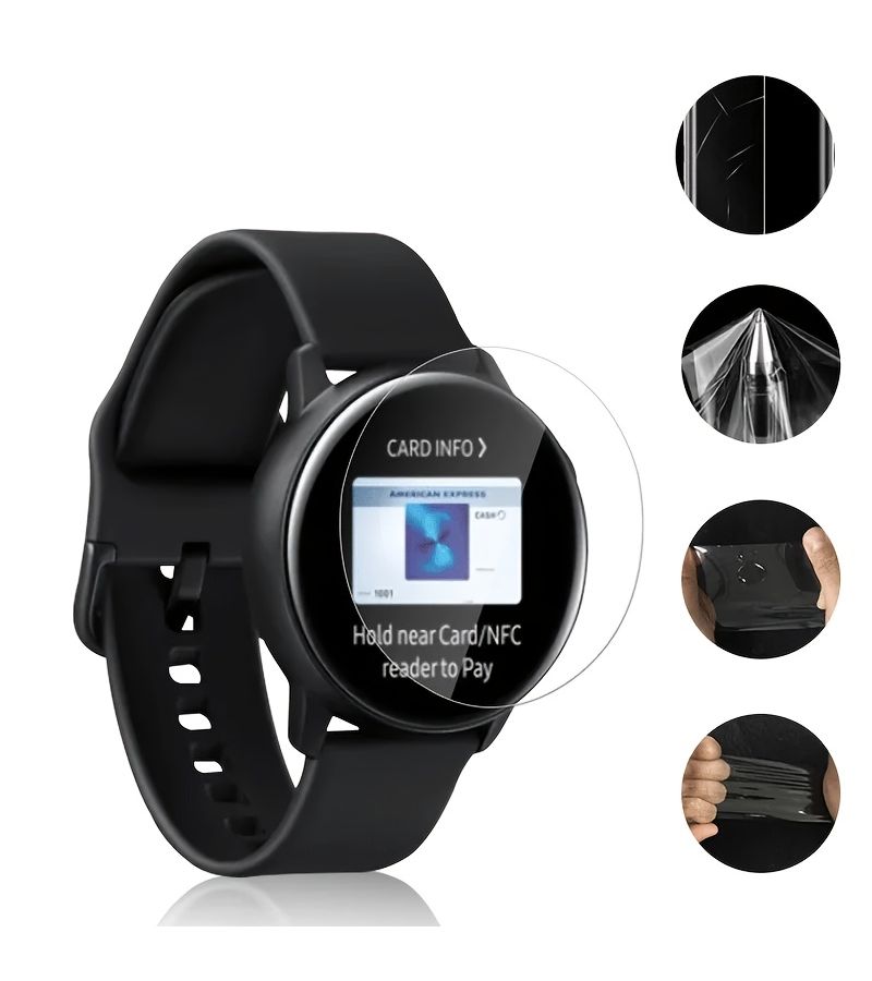 10 قطع غشاء هيدروجيل واقٍ للشاشة متوافق مع ساعة Samsung Galaxy Watch 5 Pro مقاس 45 مم - Image 4