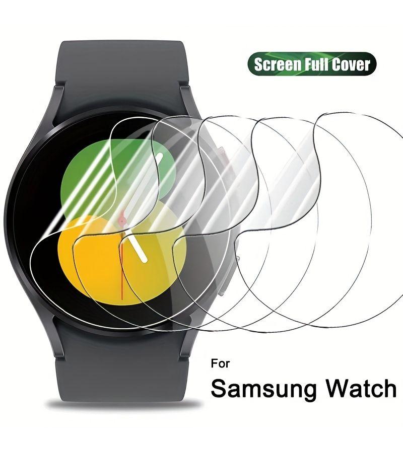 10 قطع غشاء هيدروجيل واقٍ للشاشة متوافق مع ساعة Samsung Galaxy Watch 5 Pro مقاس 45 مم - Image 3