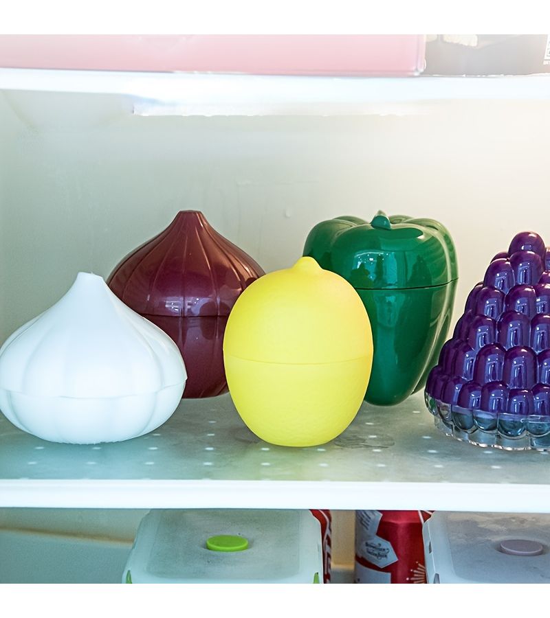 Apple Plastic Fruit Vegetable Storage Container For Refrigerator - Image 2