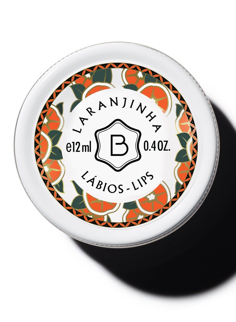 BENAMÕR Laranjinha Lip Balm | Hydrating Lip Care with Castor, Coconut & Almond Oils | Softens, Nourishes & Protects | Vegan, Paraben Free – 12ml - Image 1
