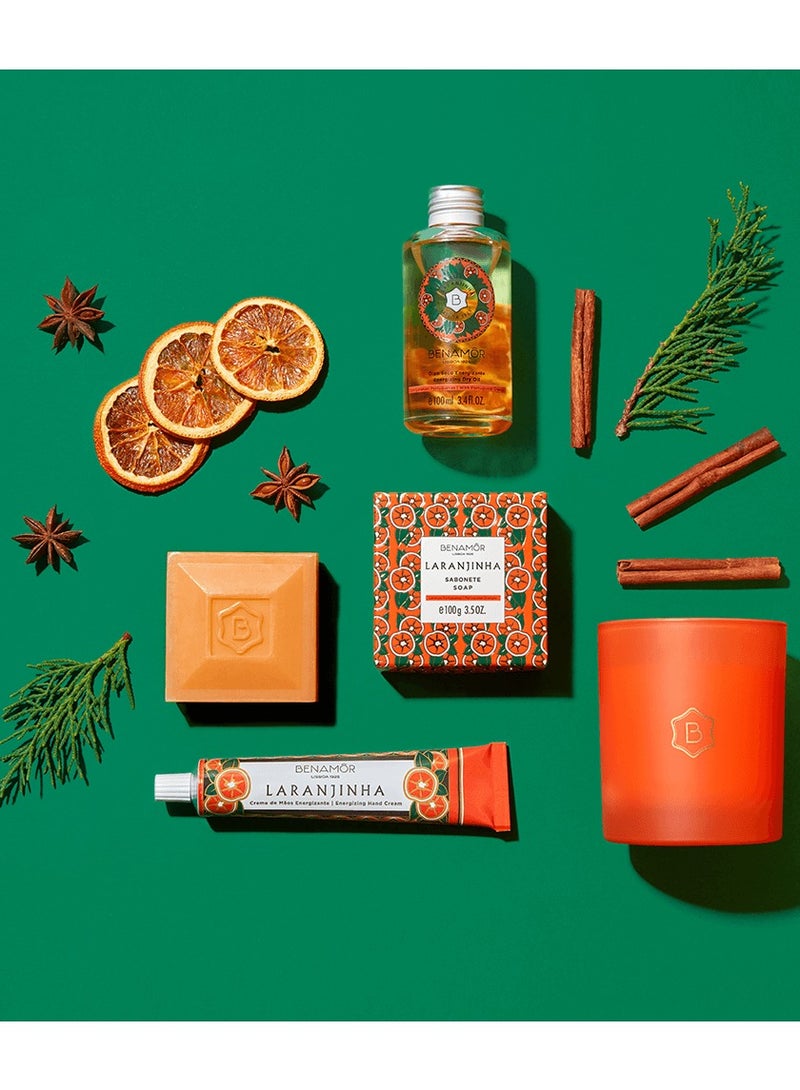 BENAMÕR Laranjinha Lip Balm | Hydrating Lip Care with Castor, Coconut & Almond Oils | Softens, Nourishes & Protects | Vegan, Paraben Free – 12ml - Image 4