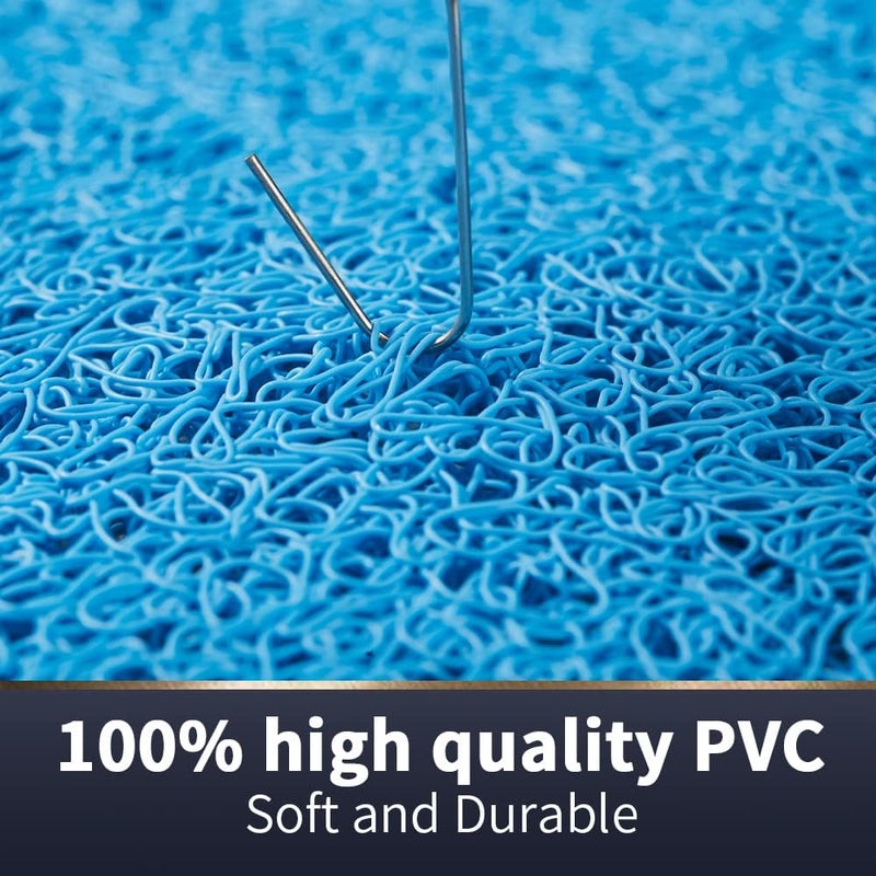 Asvin Soft Textured Bath, Shower, Tub Mat, 47x16 Inch, Phthalate Free, Non Slip Comfort Bathtub Mats with Drain, PVC Loofah Bathroom Mats for Wet Areas, Quick Drying - Image 4
